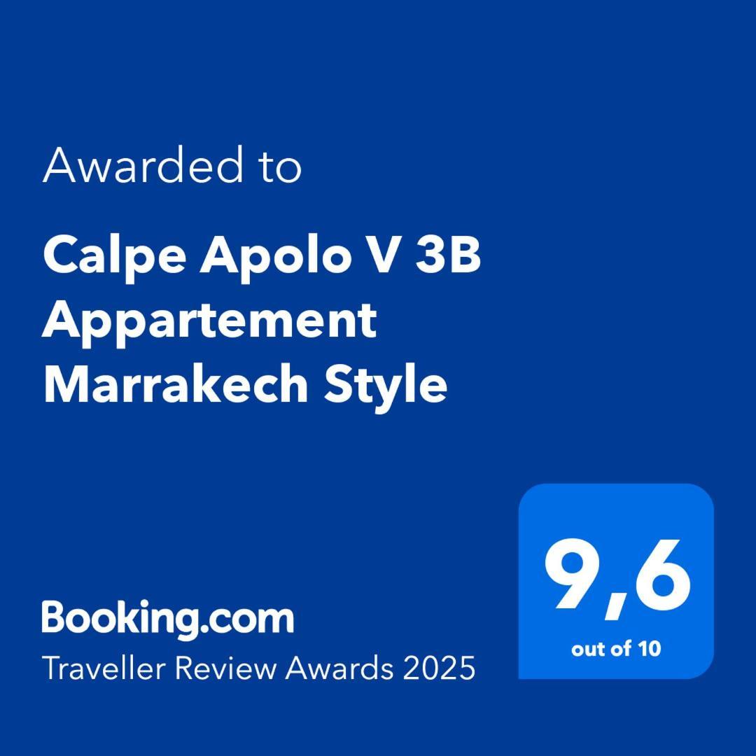 Calpe Apolo V 3B Appartement Marrakech Style Exterior foto